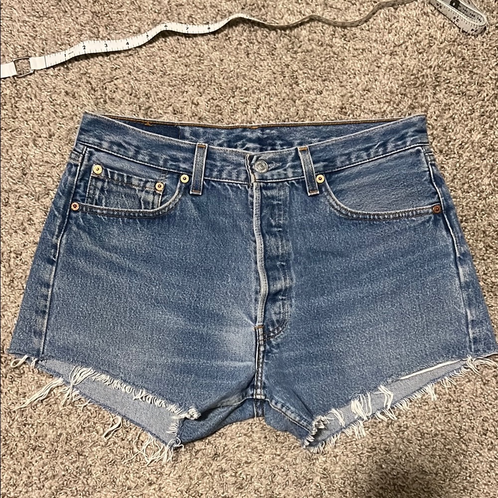 Levi's Blue Jean Shorts for Women